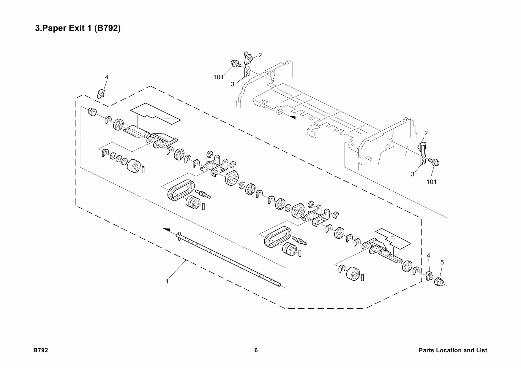 RICOH Options B792 FINISHER-SR3000 Parts Catalog PDF download-3